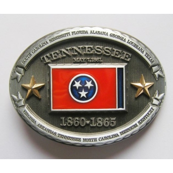 TENNESEE flaga USA stany klamra (id: 2002)